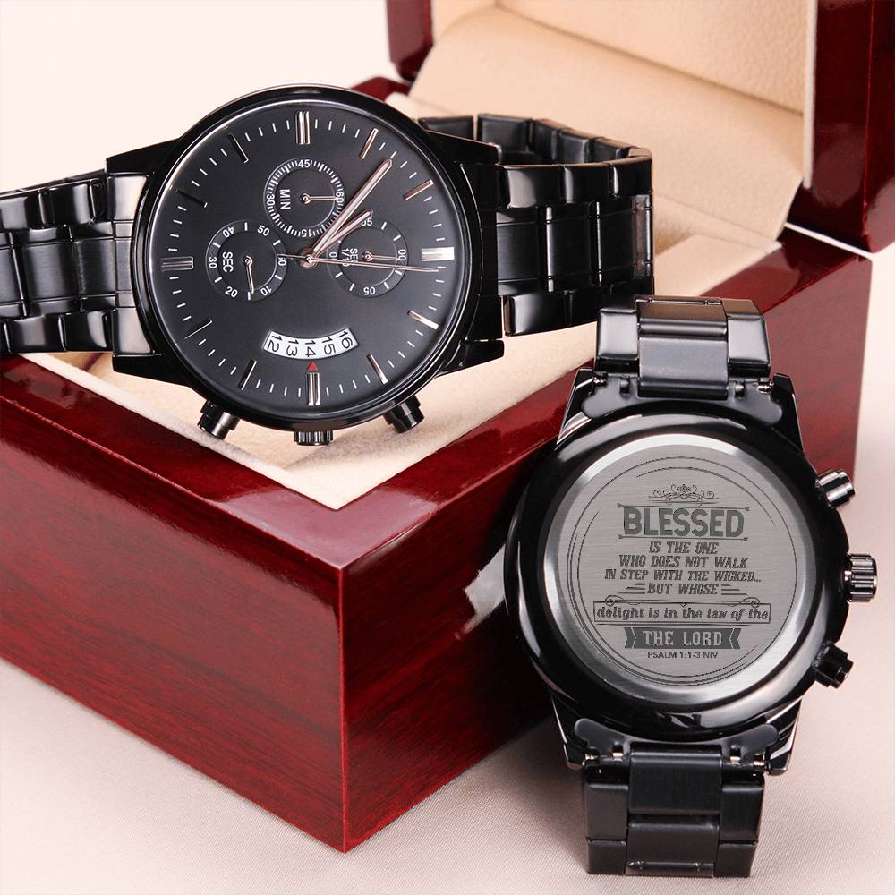 Men's Watch, Blessed is the One, Psalm 1:1-3 NIV